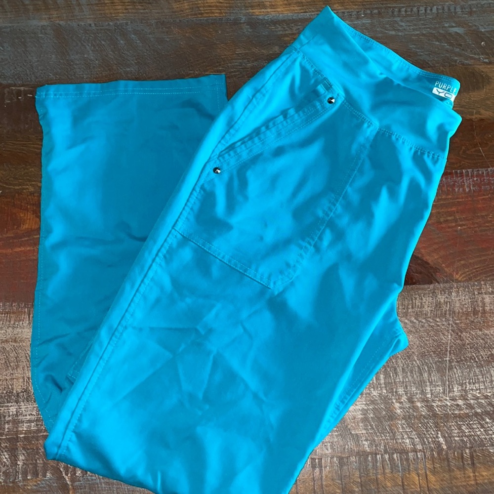 Women’s Turquoise Purple Label Scrub Pants